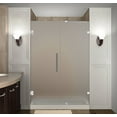 thumbnail image 1 of Aston Sdr985f-49-10 Nautis 49" Wide X 72" High Frameless Hinged Shower Door - Chrome, 1 of 7