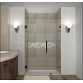 thumbnail image 1 of Aston SDR990-NBR-58-10 Nautis Gs 58" Wide X 72" High Frameless Hinged Shower Door - Bronze, 1 of 7
