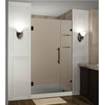 thumbnail image 1 of Aston Sdr990f-39-10 Nautis Gs 39" Wide X 72" High Frameless Hinged Shower Door - Bronze, 1 of 7