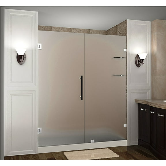 Aston Sdr990f-71-10 Nautis Gs 71" Wide X 72" High Frameless Hinged Shower Door - Chrome