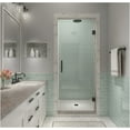 thumbnail image 1 of Aston Sdr997ez-3480 Kinkade Xl 80" High X 34" Wide Hinged Frameless Shower Door - Black, 1 of 7