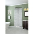 thumbnail image 1 of Aston SDR997EZ-SS-36-10 Kinkade 72" High X 36" Wide Hinged Frameless Shower Door -, 1 of 7