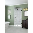 thumbnail image 1 of Aston SDR997EZ-ORB-38-10 72 x 37.75-38.25 x 0.375 in. Kinkade Frameless Hinged Shower Door - Oil Rubbed Bronze, 1 of 7