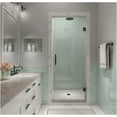 thumbnail image 1 of Aston Sdr997ez-3880 Kinkade Xl 80" High X 38" Wide Hinged Frameless Shower Door - Bronze, 1 of 7