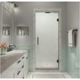 thumbnail image 1 of Aston SDR997FRUW-MB-24580 Kinkade Xl 80" High X 24-1/2" Wide Hinged Frameless Shower Door, 1 of 7