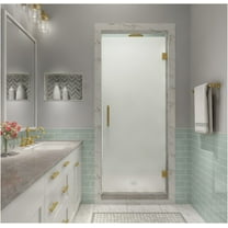 Aston Sdr997fruw-30580 Kinkade Xl 80" High X 30-1/2" Wide Hinged Frameless Shower Door -