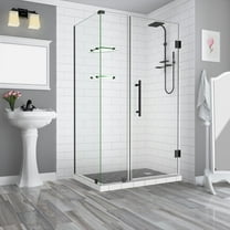 Aston Sen962ez-372334-10 Bromley Gs 72" High X 37" Wide X 34" Deep Hinged Frameless Shower