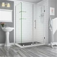 thumbnail image 1 of Aston SEN962EZ-CH-633136-10 Bromley Gs 72" High X 63" Wide X 36" Deep Hinged Frameless, 1 of 7