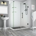 thumbnail image 1 of Aston SEN962EZ-MB-652732-10 Bromley Gs 72" High X 65" Wide X 32" Deep Hinged Frameless, 1 of 7