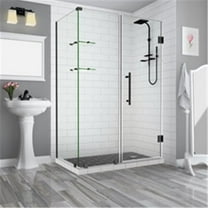 Aston Sen962ez-672936-10 Bromley Gs 72" High X 67" Wide X 36" Deep Hinged Frameless Shower