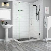 Aston Sen962ez-693134-10 Bromley Gs 72" High X 69" Wide X 34" Deep Hinged Frameless Shower