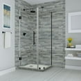 thumbnail image 1 of Aston SEN967EZ-MB-312536-10 Bromley 72" High X 31" Wide X 36" Deep Hinged Frameless Shower, 1 of 7