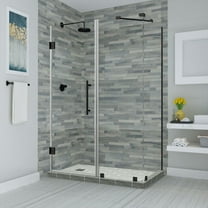 Aston Sen967ez-372334-10 Bromley 72" High X 37" Wide X 34" Deep Hinged Frameless Shower