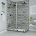thumbnail image 1 of Aston SEN967EZ-ORB-572730-10 Bromley 56.25 to 57.25 x 30.375 x 72 in. Frameless Corner Hinged Shower Enclosure - Oil Rubbed Bronze, 1 of 7