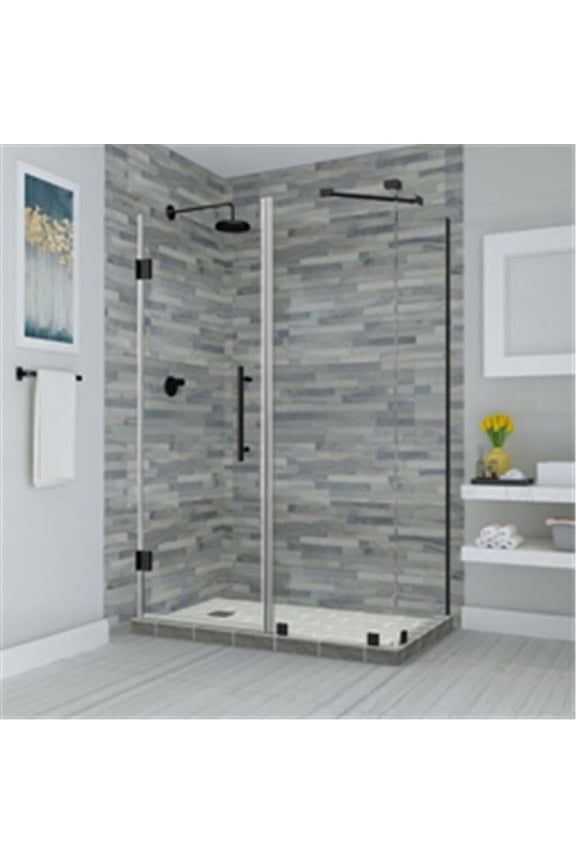 SEN967EZ-ORB-612538-10 Bromley 72" High X 61" Wide X 38" Deep Hinged Frameless