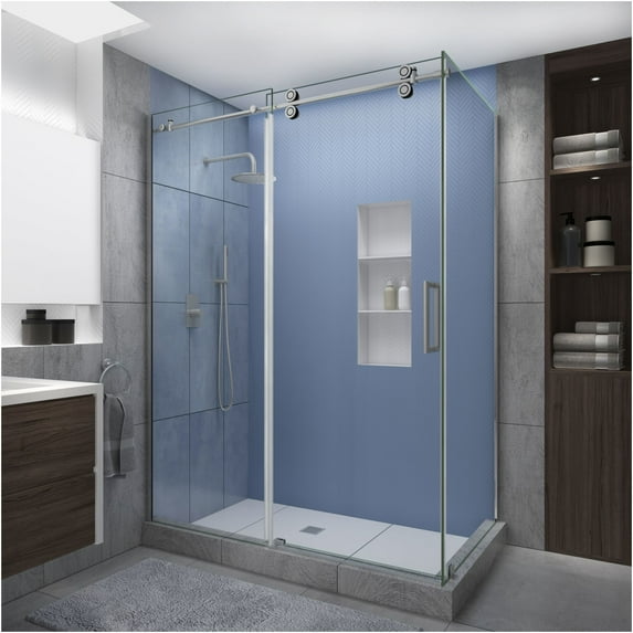 Aston Sen979ez.Uc-523080-R Langham Xl 80" High X 52" Wide X 30" Deep Sliding Frameless