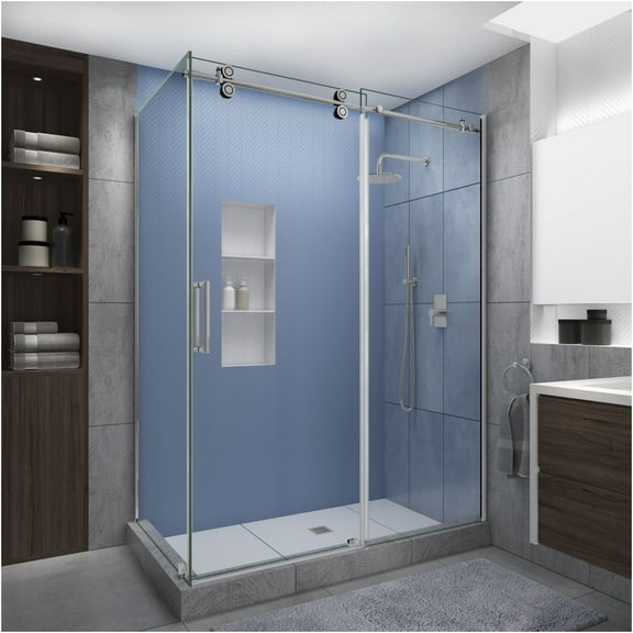 Aston Sen979ez.Uc-523280-L Langham Xl 80" High X 52" Wide X 32" Deep Sliding Frameless