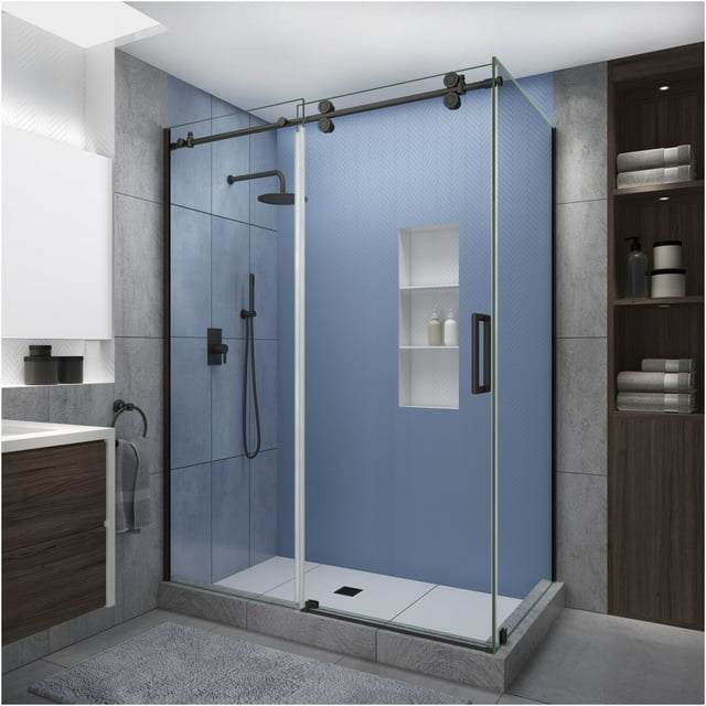 Aston Sen979ez.Uc-603480-R Langham Xl 80" High X 60" Wide X 34" Deep Sliding Frameless