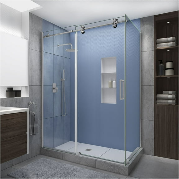 Aston Sen979ez.Uc-643680-R Langham Xl 80" High X 64" Wide X 36" Deep Sliding Frameless