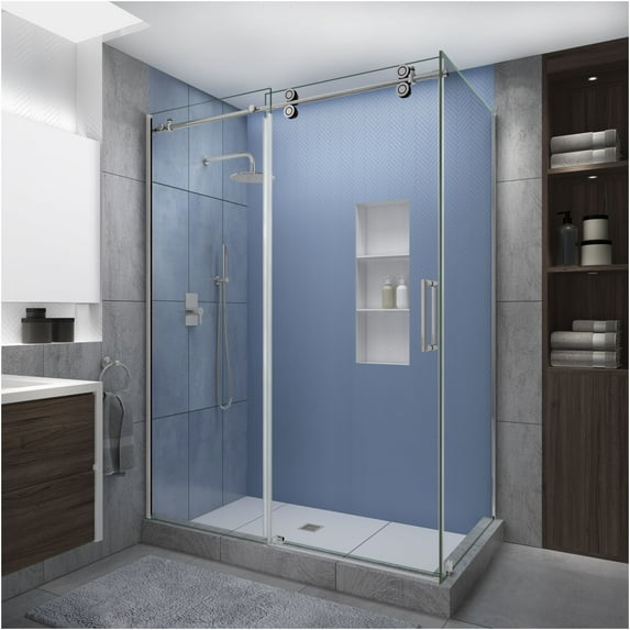 Aston Sen979ez.Uc-683080-R Langham Xl 80" High X 68" Wide X 30" Deep Sliding Frameless