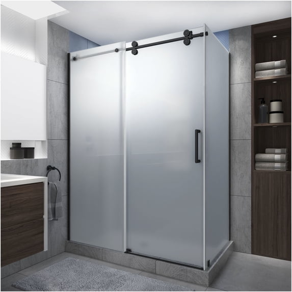 Aston SEN979FRUW.UC-MB-483280 Langham Xl 80" High X 60" Wide X 32" Deep Sliding Frameless