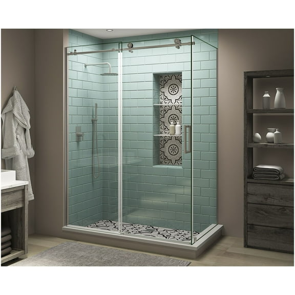 Aston SEN984EZ.UC-SS-523880-R Coraline Xl 80" High X 52" Wide X 38" Deep Sliding Frameless