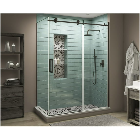 Aston Sen984ez.Uc-563680-L Coraline Xl 80" High X 56" Wide X 36" Deep Sliding Frameless