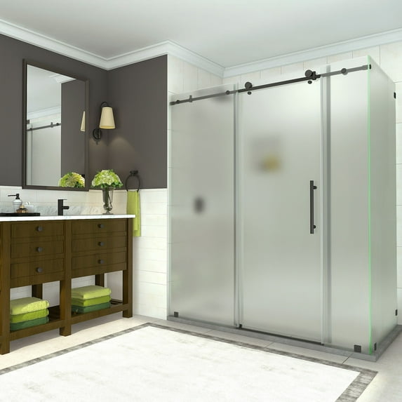 Aston Sen984f-72-10 Coraline 76" High X 72" Wide X 34" Deep Sliding Frameless Shower