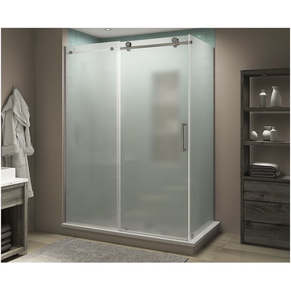 Aston SEN984FRUW.UC-SS-563280 Coraline Xl 80" High X 56" Wide X 32" Deep Sliding Frameless