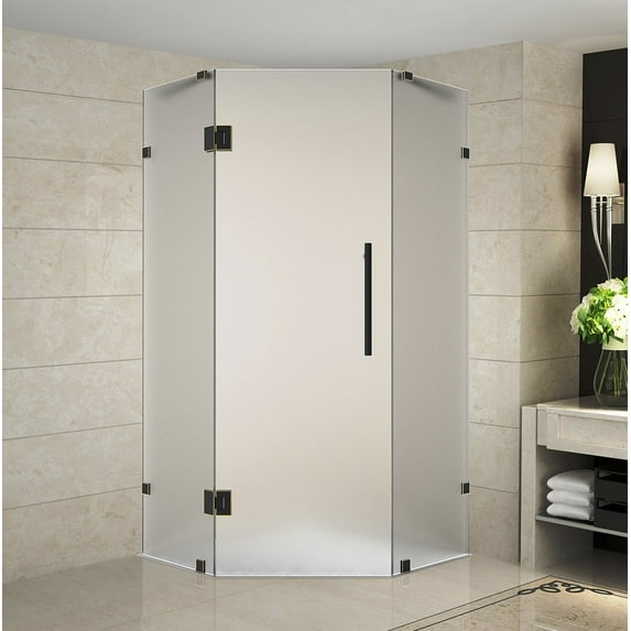 Aston Sen986f-38-10 Neoscape 38" Wide X 38" Deep X 72" High Frameless Hinged Shower