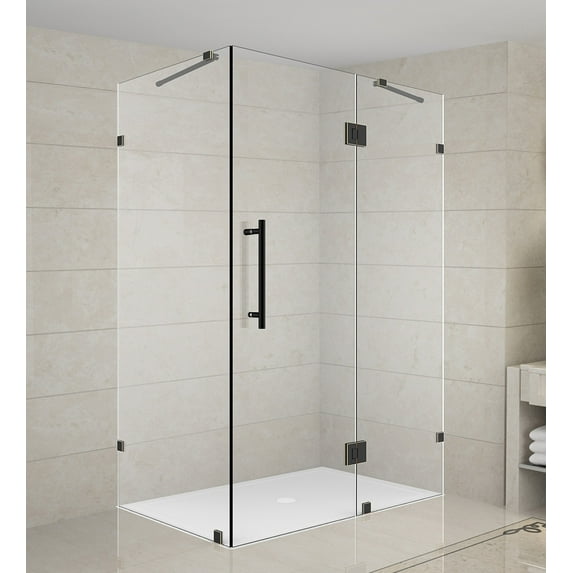 Aston Sen987-3738-10 72" High X 37" Wide X 38" Deep Hinged Frameless Shower Enclosure -