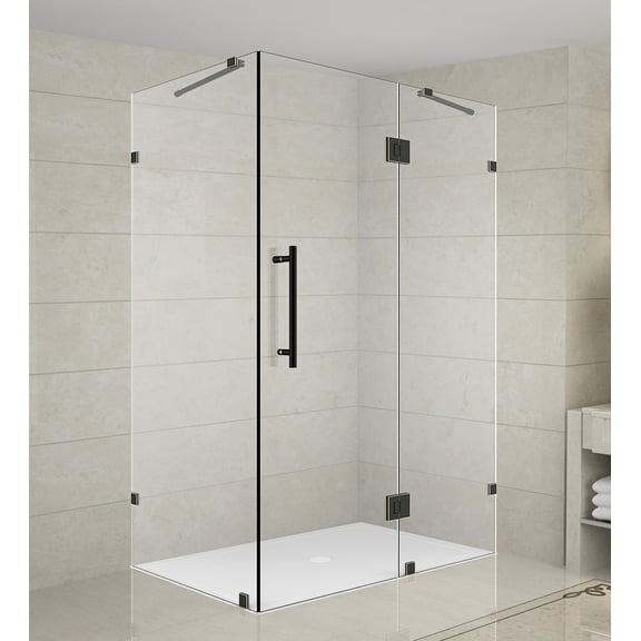 Aston Sen987-3738-10 72" High X 37" Wide X 38" Deep Hinged Frameless Shower Enclosure -