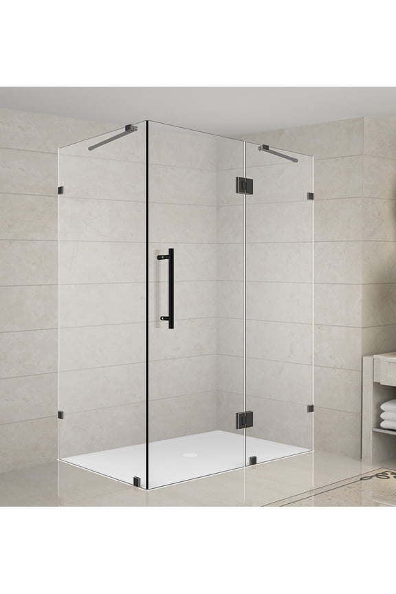 SEN987-ORB-4038-10 72" High X 40" Wide X 38" Deep Hinged Frameless Shower Enclosure
