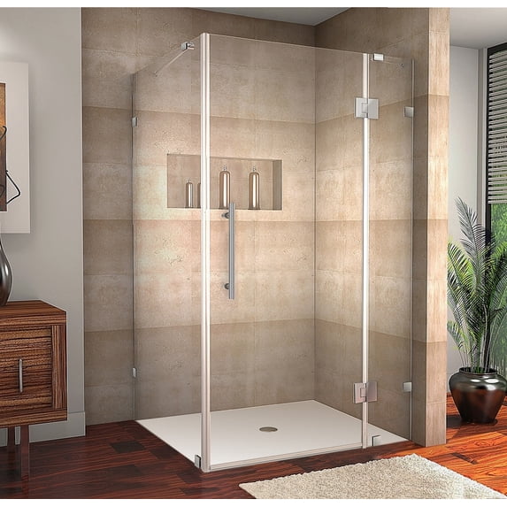 Aston Sen987-4636-10 72" High X 46" Wide X 36" Deep Hinged Frameless Shower Enclosure -