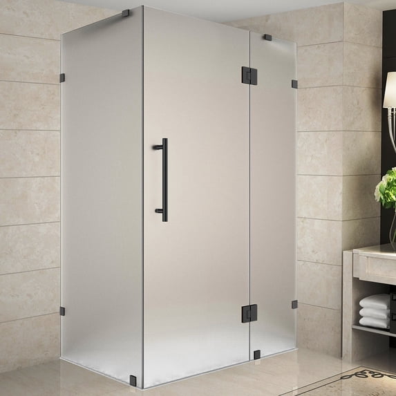 Aston Sen987f-5836-10 72" High X 58" Wide X 36" Deep Hinged Frameless Shower Enclosure -