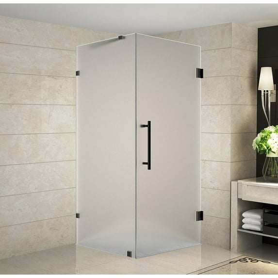 Aston Sen988f-38-10 Aquadica 38" Wide X 38" Deep X 72" High Frameless Hinged Shower
