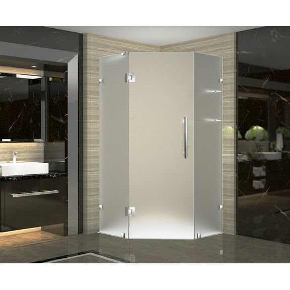 Aston Sen991f-42-10 Neoscape Gs Wide 42" X Deep 42" X 72" High Frameless Hinged Shower