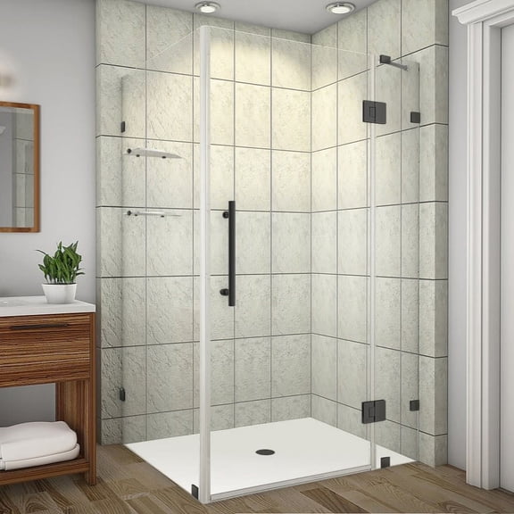 Aston Sen992-4838-10 72" High X 48" Wide X 38" Deep Hinged Frameless Shower Enclosure -