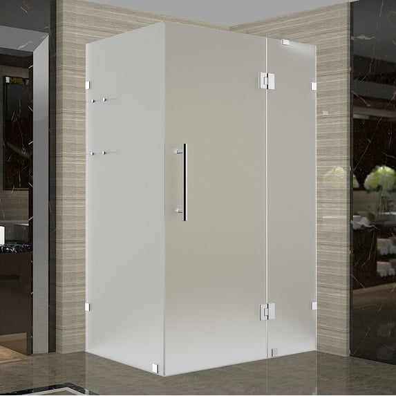 Aston Sen992f-4538-10 72" High X 45" Wide X 38" Deep Hinged Frameless Shower Enclosure -