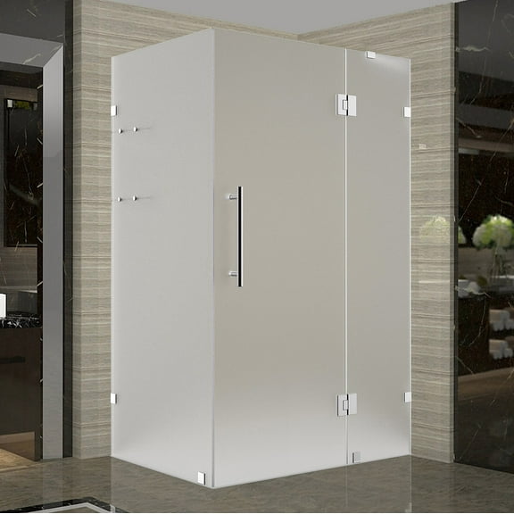 Aston Sen992f-5438-10 72" High X 54" Wide X 38" Deep Hinged Frameless Shower Enclosure -