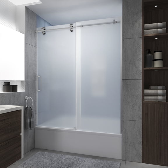 Aston Tdr978fruw.Uc-6070 Langham Xl 70" High X 60" Wide Sliding Frameless Tub Door -