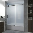 thumbnail image 1 of Aston TDR978FRUW.UC-NBR-6070 Langham Xl 70" High X 60" Wide Sliding Frameless Tub Door -, 1 of 7