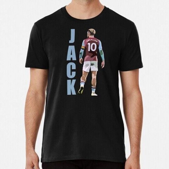 Aston Villa s Jack Grealish S to 5XL Made in the USA T-Shirt