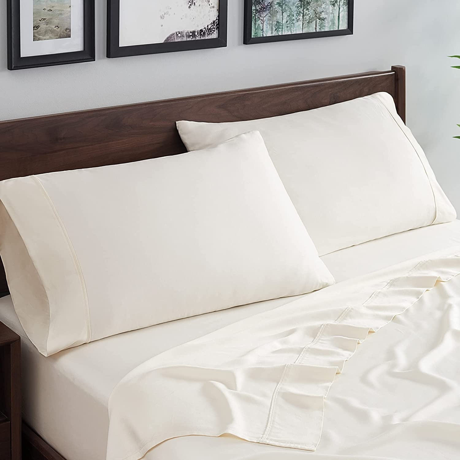 Aston & Arden Rayon Bed Sheet Set 100 Rayon from Bamboo Ultra Silky
