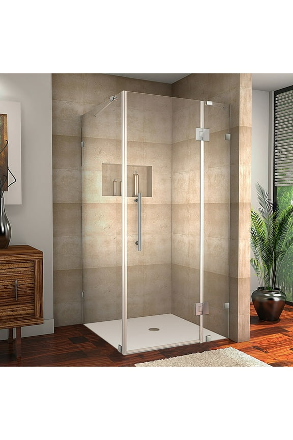 Sen987-36-10 Avalux 36" X 36" X 72" Completely Frameless Shower Enclosure -