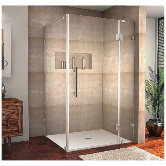 AstonGlobal SEN987-CH-4830-10 Avalux 48 x 30 x 72 in. Completely Frameless Shower Enclosure in Chrome