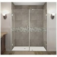 thumbnail image 1 of AstonGlobal SDR985-SS-66-10 Nautis 66 x 72 in. Completely Frameless Hinged Shower Door in Stainless Steel, 1 of 7