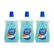 Astonish Floor Cleaner   Built-in Dirt-repelling Technology   Prevents Further Staining   Streak-Free Cleaning   Neutralises Unwanted Odours - Tropical Breeze Fragrance - Multipack of 3 x 1L