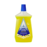 Astonish Floor Cleaner Zesty Lemon - Multi-Surface Hard Floor Cleaner - Streak-Free Shine - Vegan & Cruelty-Free - Citrus Scented   Multipack of 3 x 1L bottles