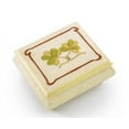 thumbnail image 1 of Astonishing Hand Inlay Of An Irish Celtic Shamrock Sorrento Musical Box, Music Selection - Chestnuts Roasting On An Open Fire, 1 of 2